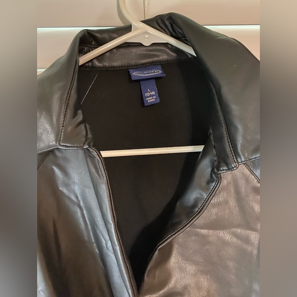 Scoop NYC Leather top - Picture 3 of 3